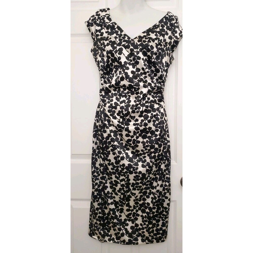LONDON STYLE NIGHTS Romantic Floral Datenight Sheath Dress Womens Sz 6